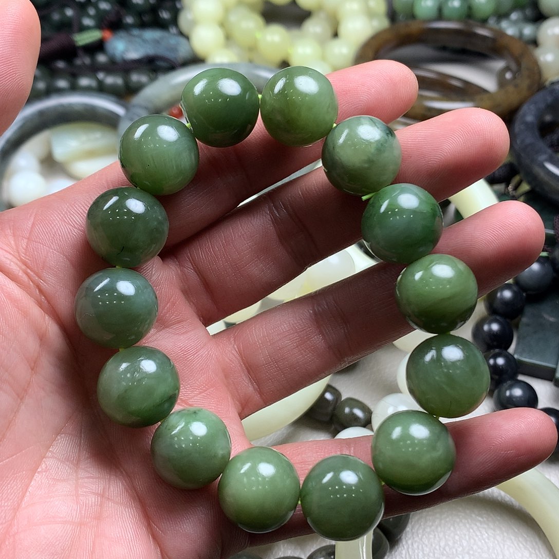 和田玉手链未镶嵌