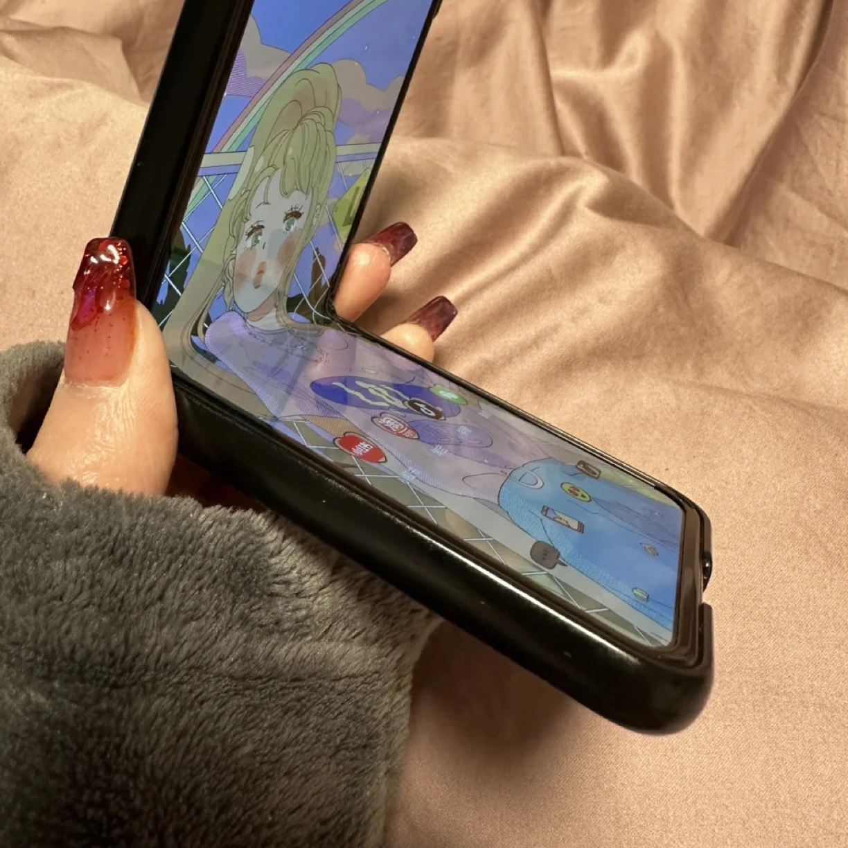 9新 Samsung/三星 三星ZFlip3手机国行折叠屏安卓拍照正品零售机