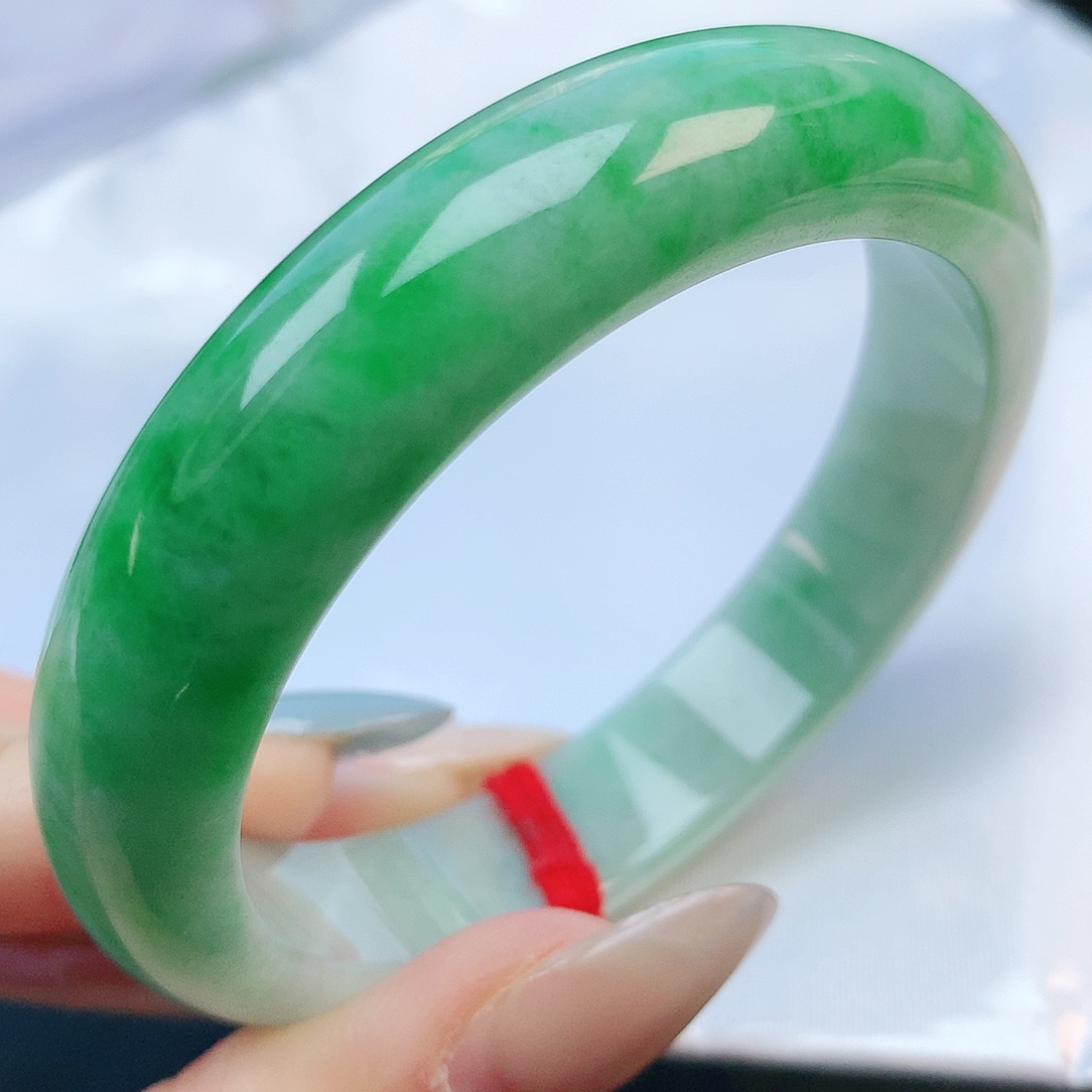 未镶嵌手镯翡翠54圈口882351