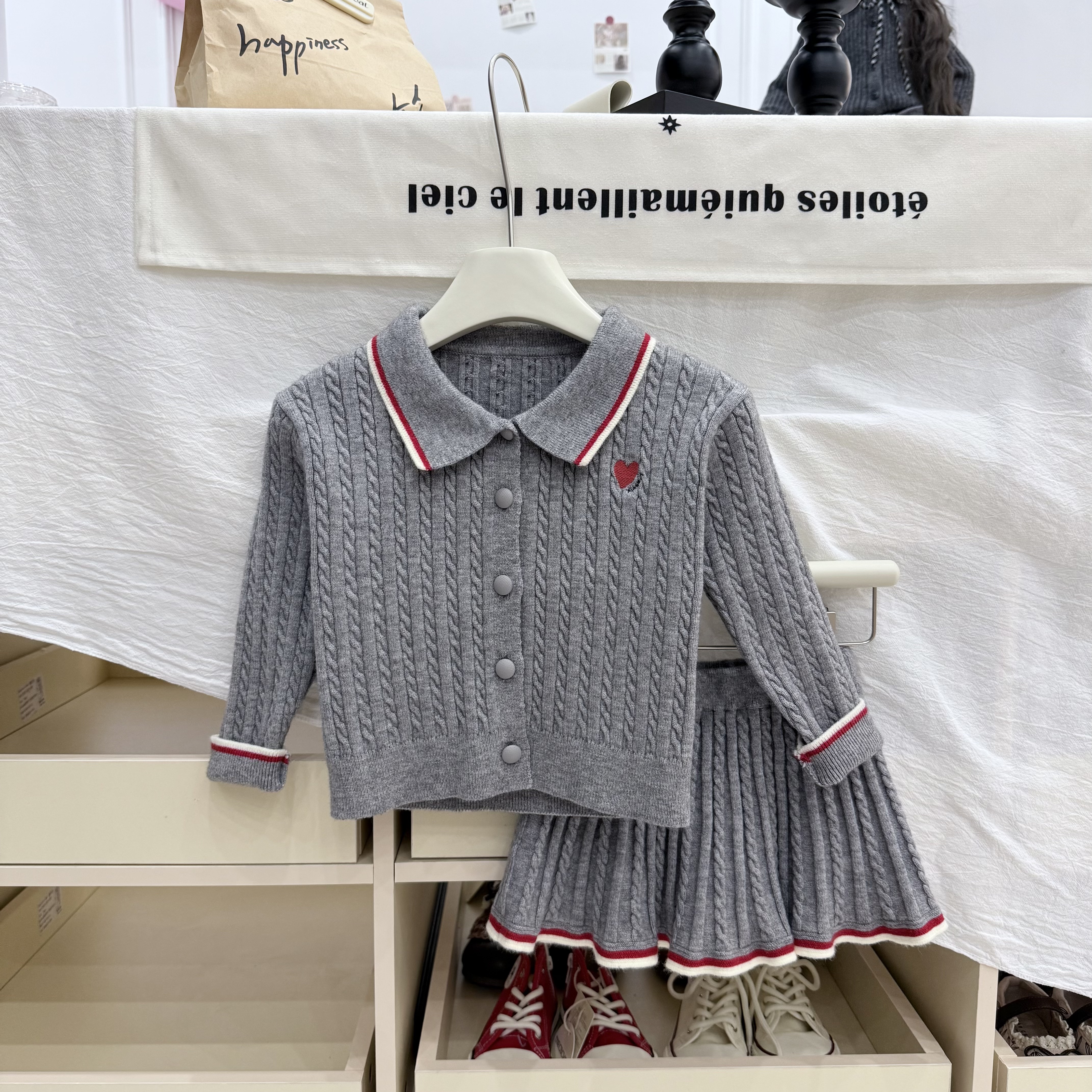 女童秋装套装2025新款韩版童装韩系穿搭女宝宝春秋两件套JY0028