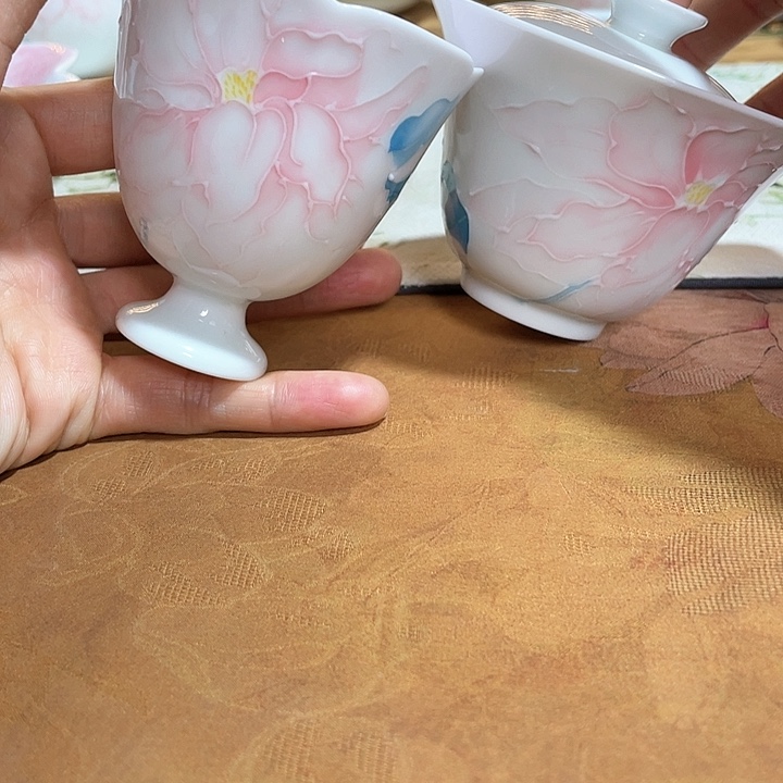 【闪购商品】国色惊城盖碗➕高足杯哈哈哈