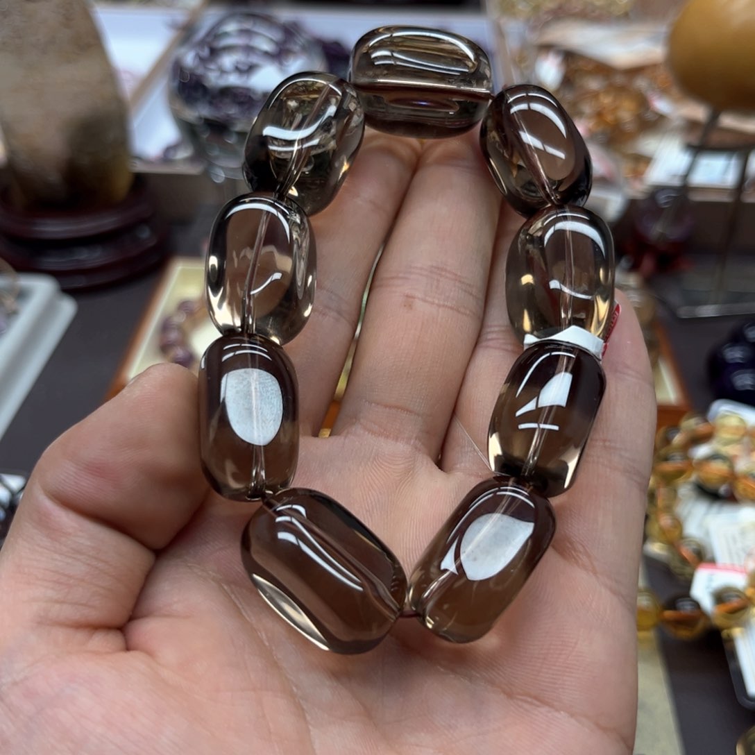 【闪购商品】水晶手链未镶嵌茶水晶