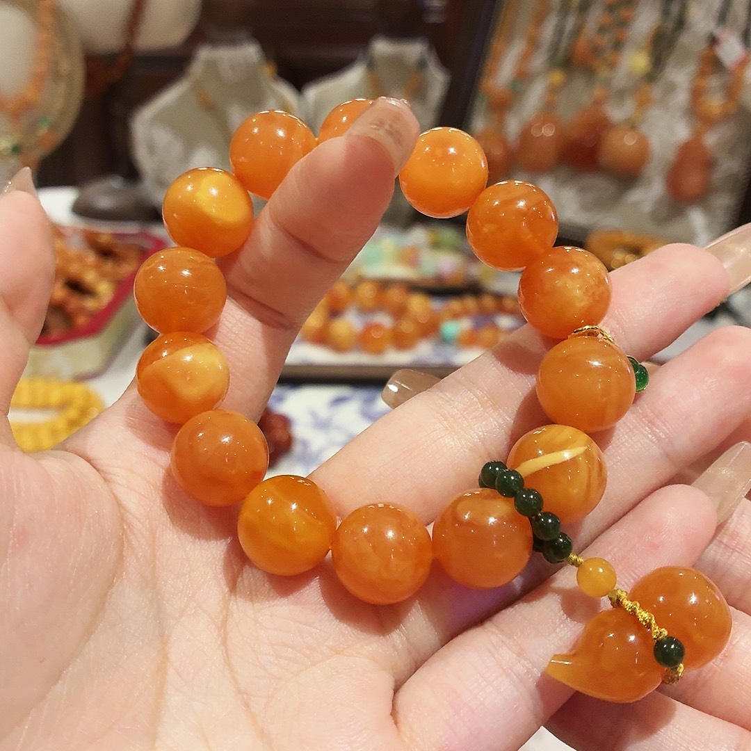 蜜蜡未镶嵌手链手串