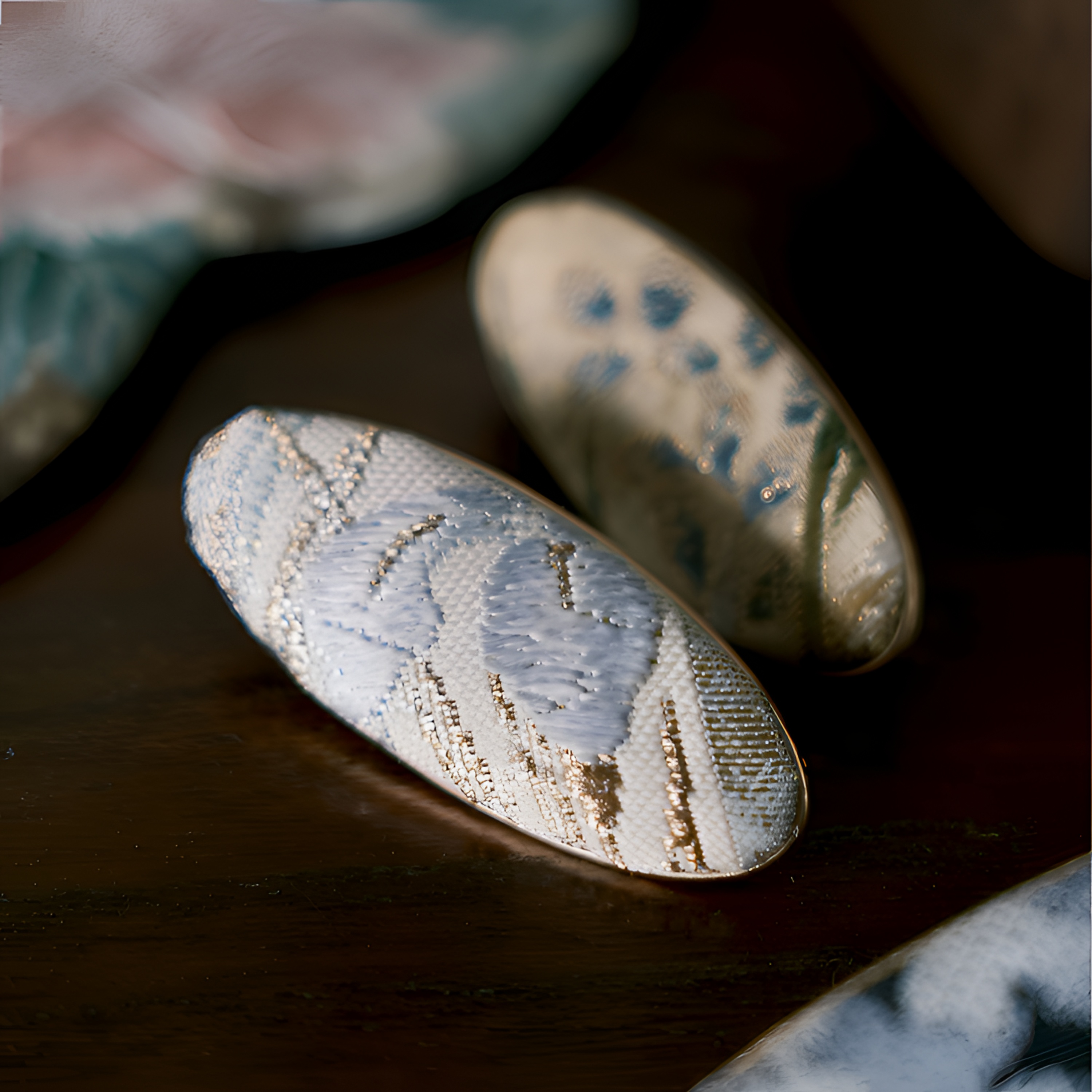 桐庆阁手作】中国非遗唐锦手工定制复古轻奢新款百搭万花系列发夹