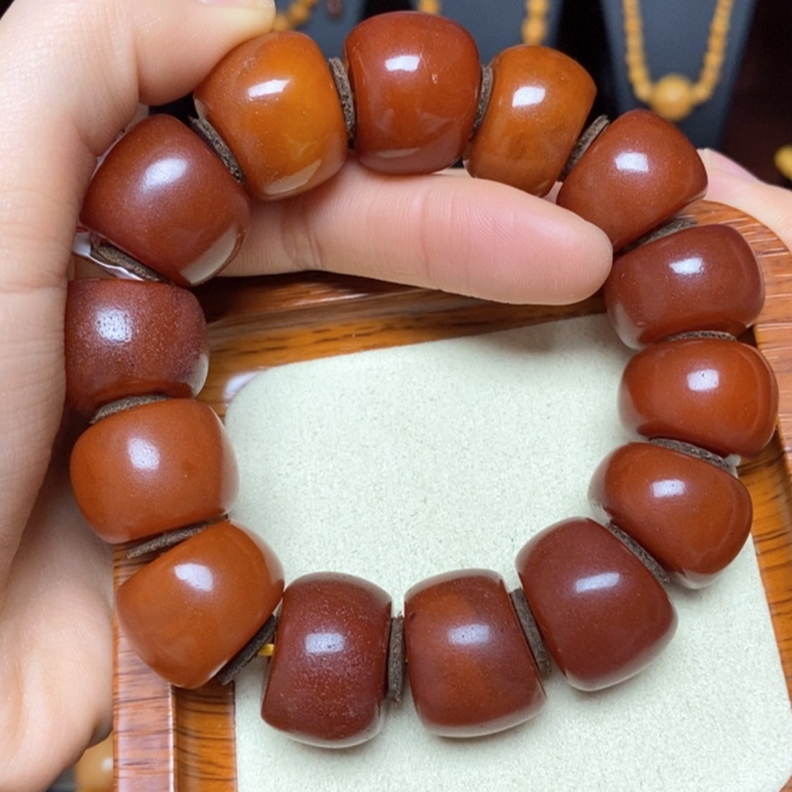 【闪购商品】蜜蜡手链未镶嵌手串