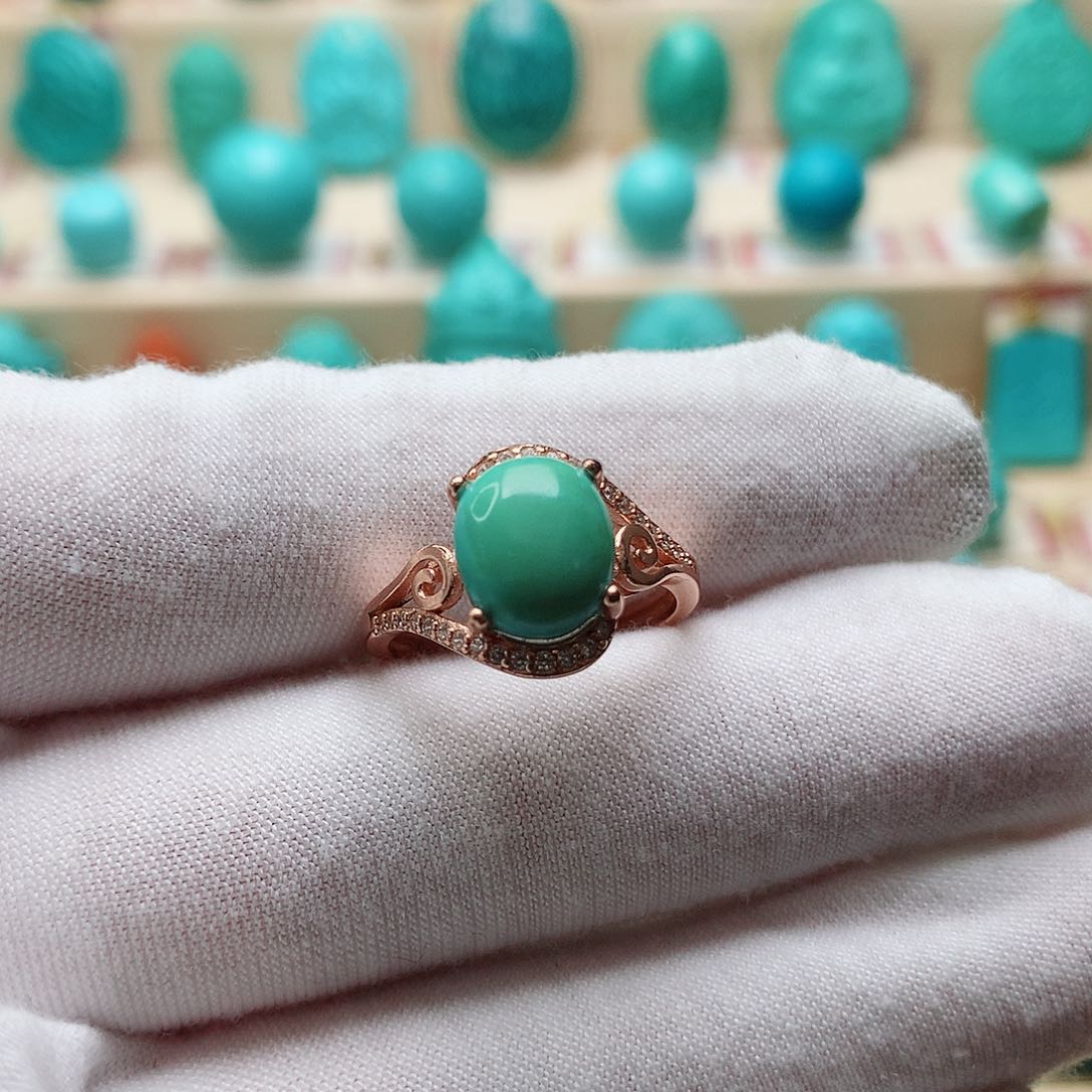 绿松石珠宝奇石未镶嵌