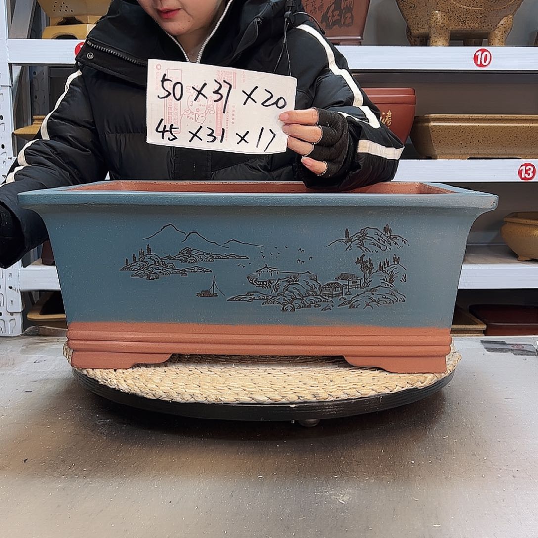 紫砂花盆紫砂花盆