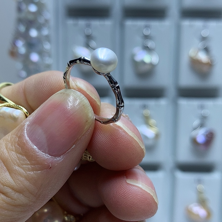 巴洛克未镶嵌淡水珍珠