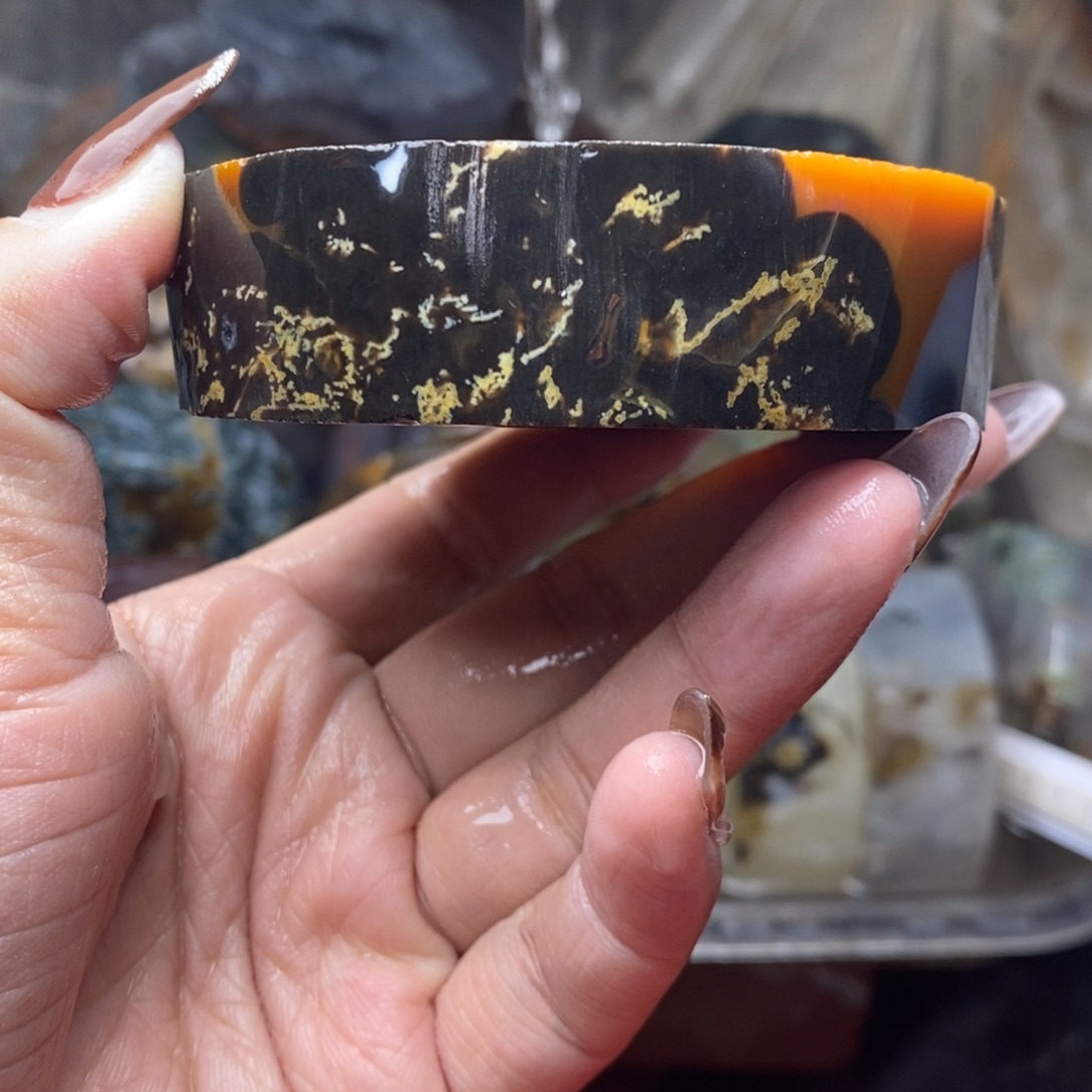 炫***5定制玛瑙手镯私人订制