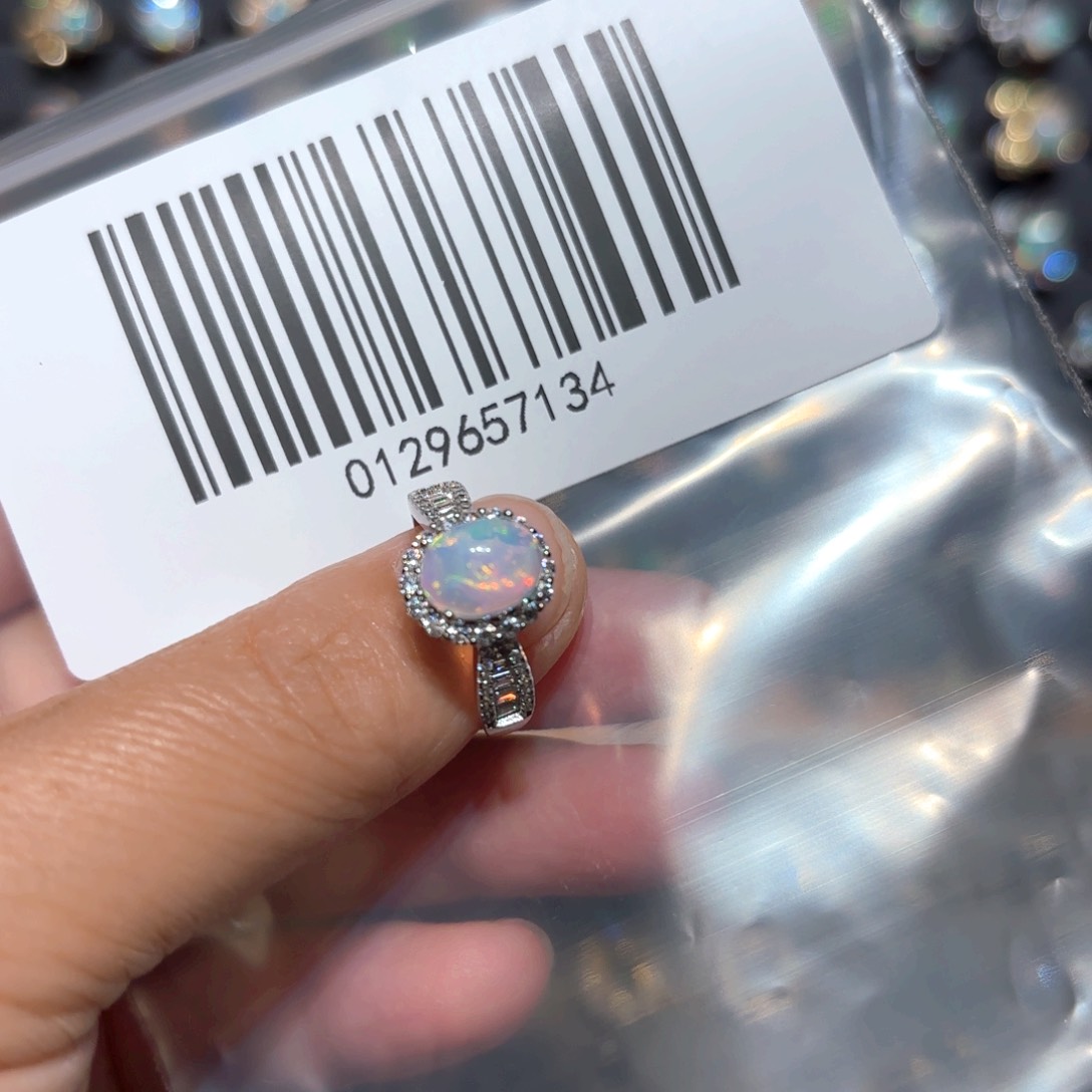 海蓝宝石戒圈银S925镶嵌拉****仙