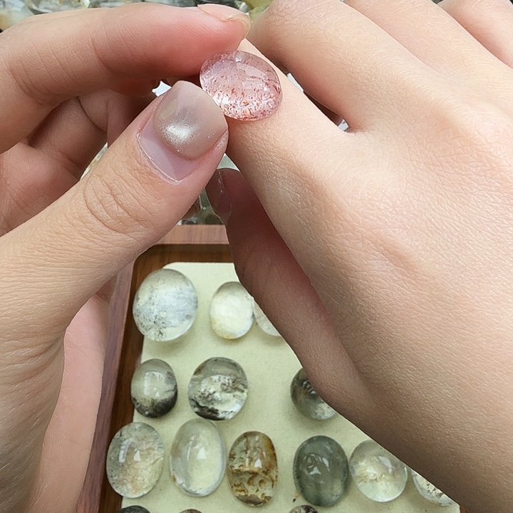 猫***店未镶嵌水晶珠宝半成品