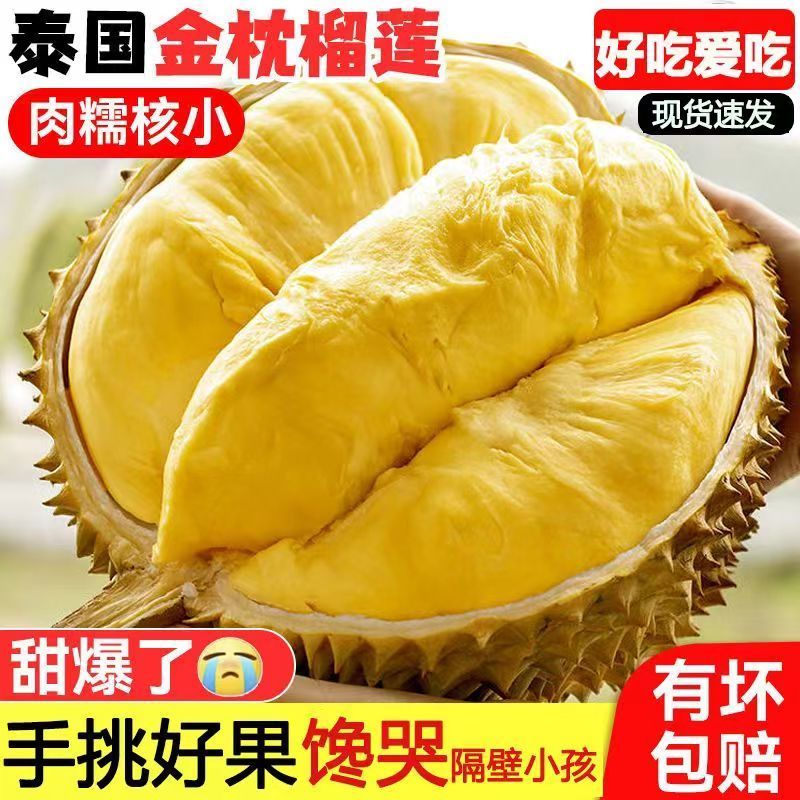 XL一号称一物一拍泰国树熟金枕鲜果榴莲软糯香甜包邮