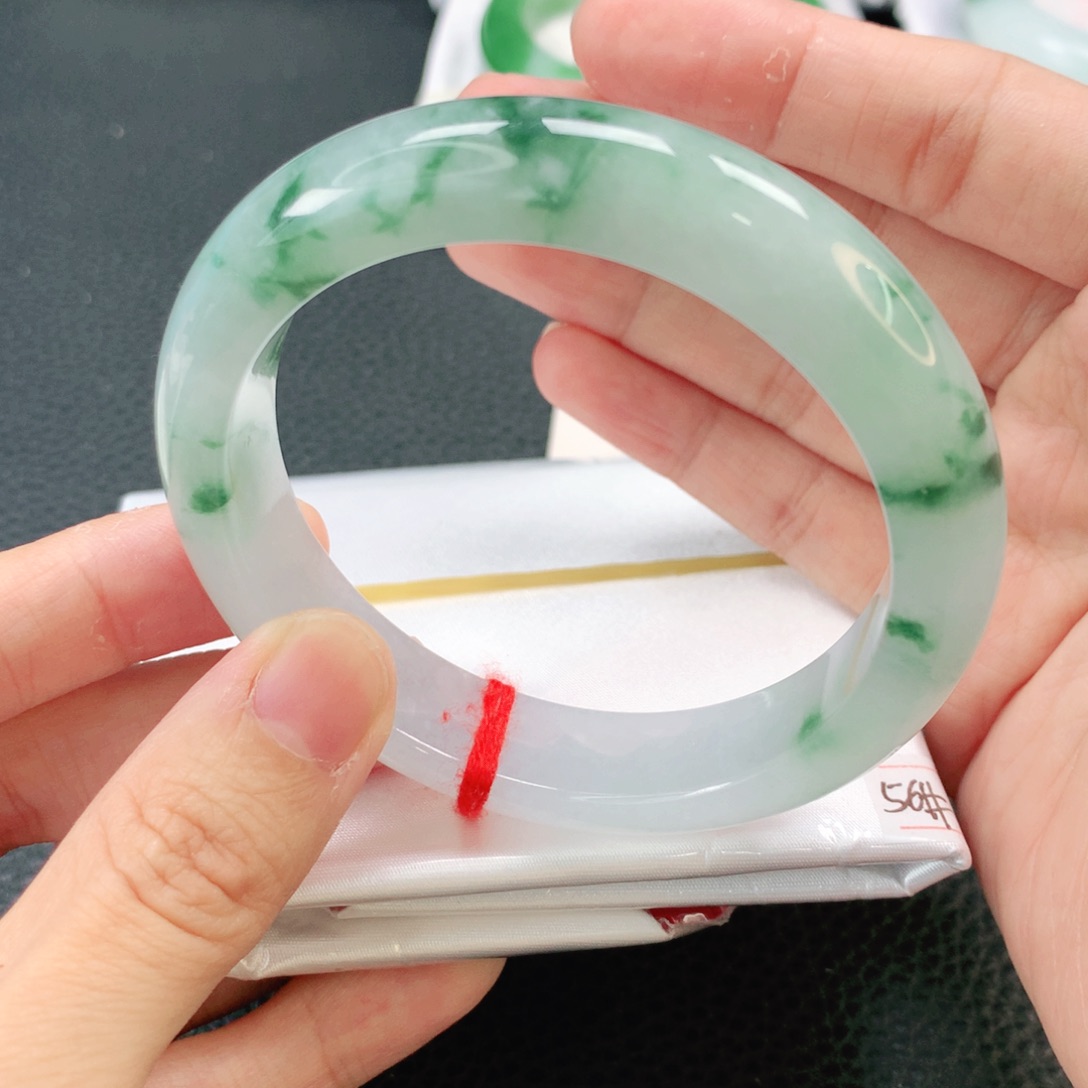 未镶嵌手镯翡翠缅甸56