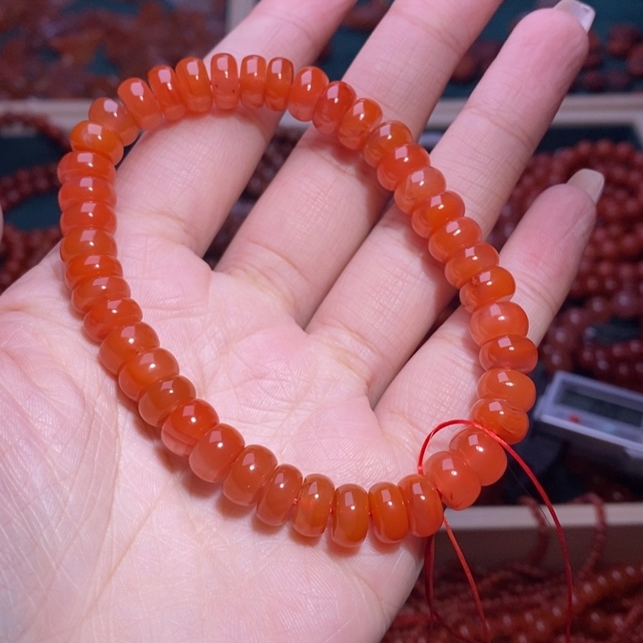 南红玛瑙手链未镶嵌3