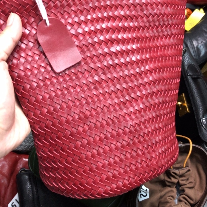 牛皮（革）26大号红色编织