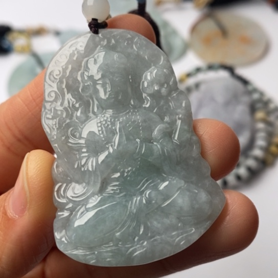 翡翠未镶嵌挂件翡翠