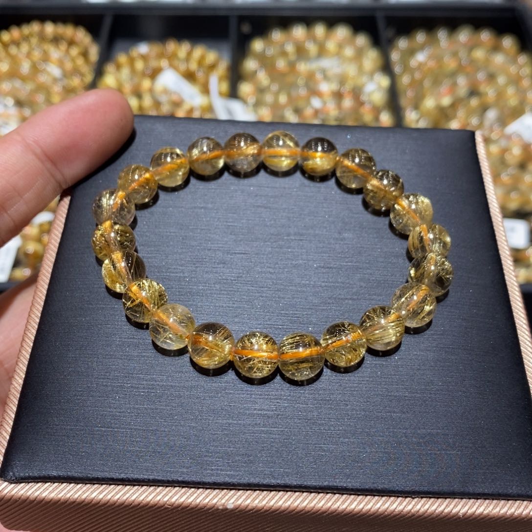 未镶嵌手链发晶发晶手链