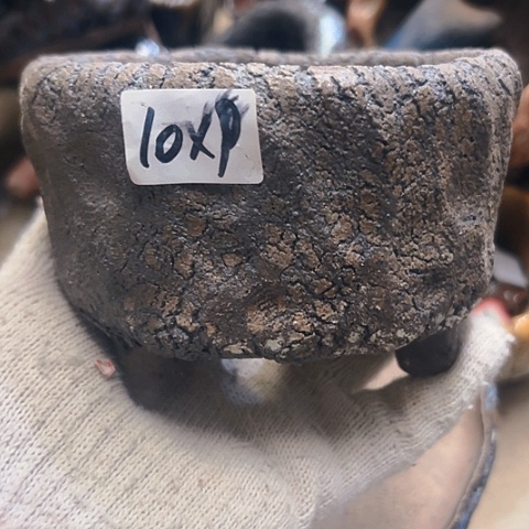 红陶粗陶花盆手工