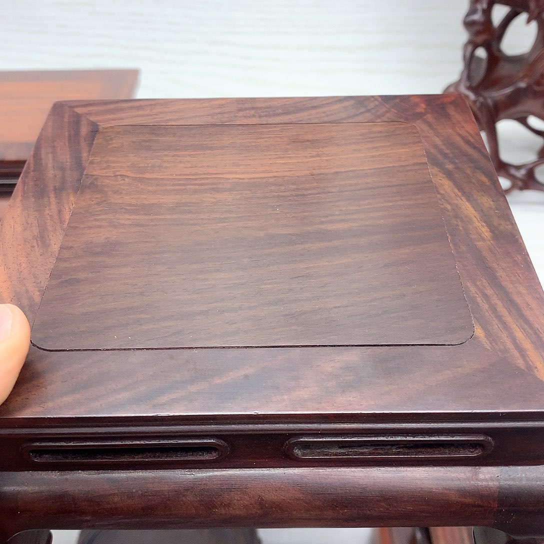 藤类大红酸枝14.5正方开窗款