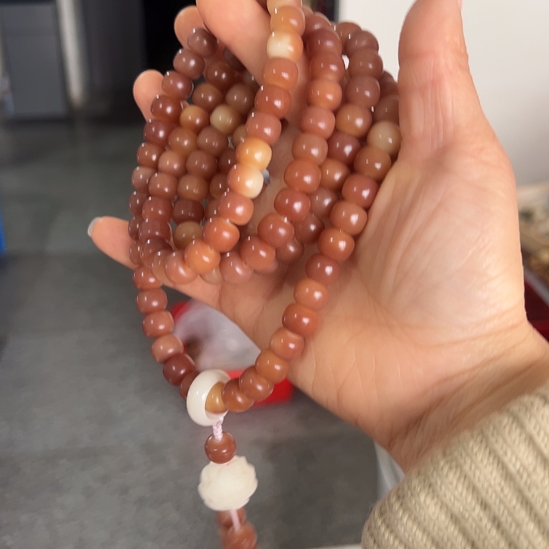 吊坠白玉菩提8×10