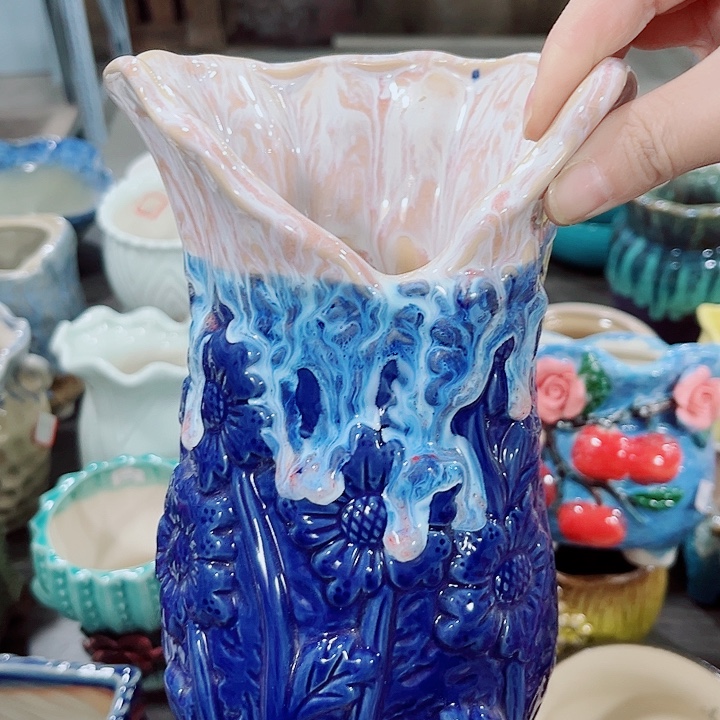 多肉陶瓷花盆满10元包邮