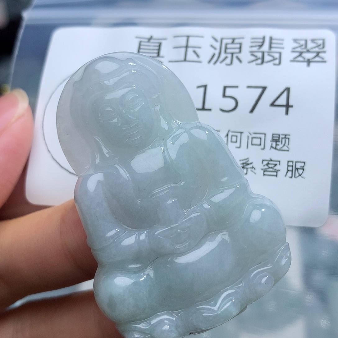 翡翠未镶嵌颈饰1574