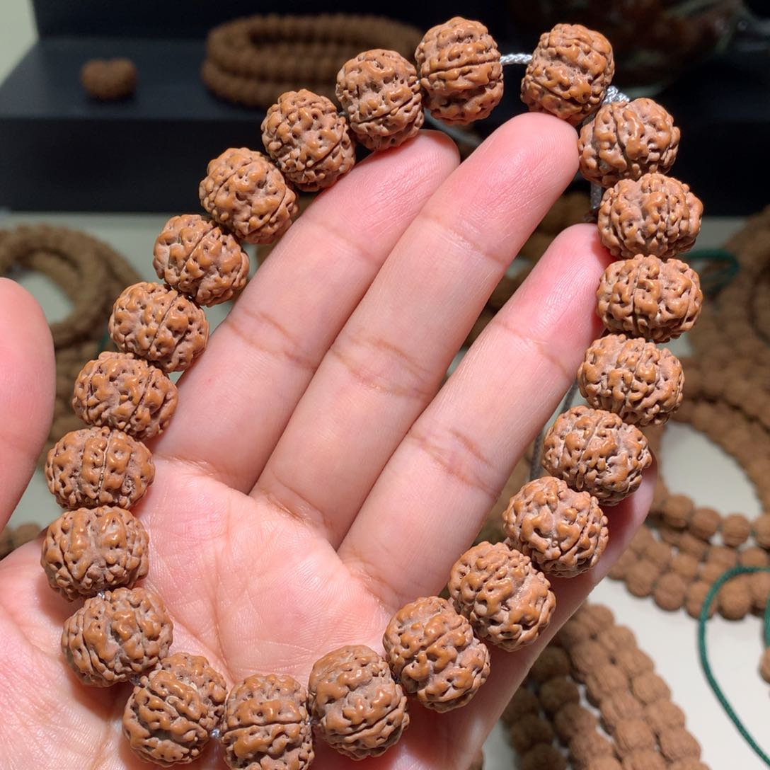 金刚菩提吊坠帝王花手串15.3