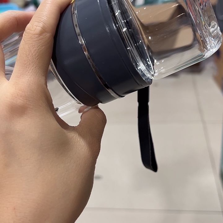 富玻璃杯320320茶水分离杯颜色随机