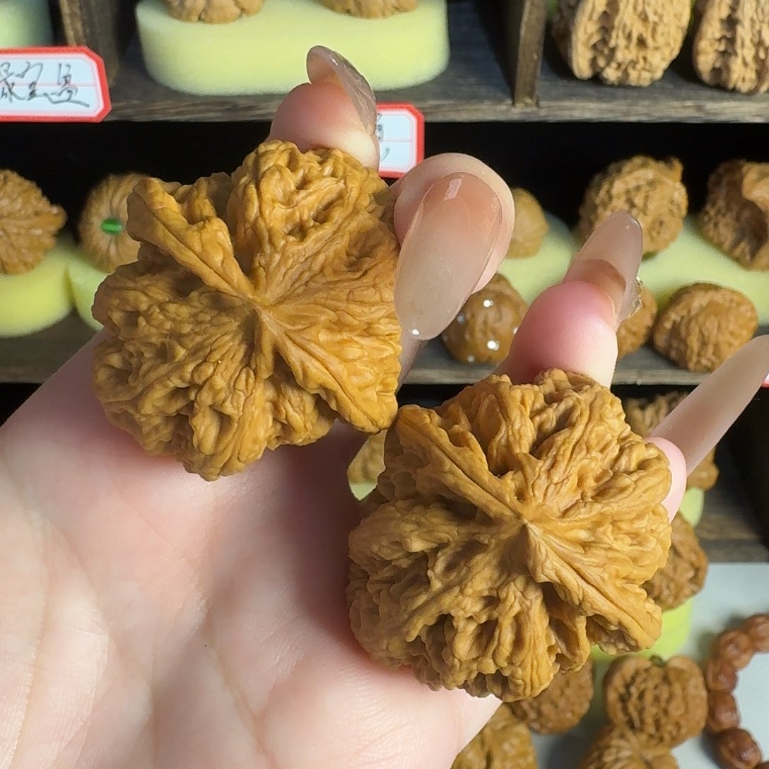 核桃手串/手链文玩核桃粗筋边41（练手对）