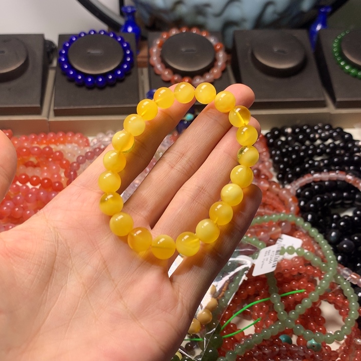 蜜蜡手链未镶嵌凡*