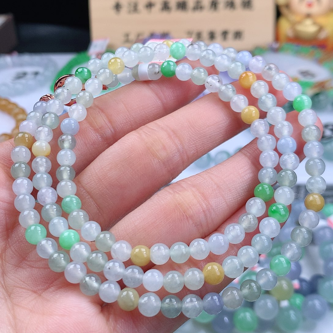 翡翠手链未镶嵌卡5