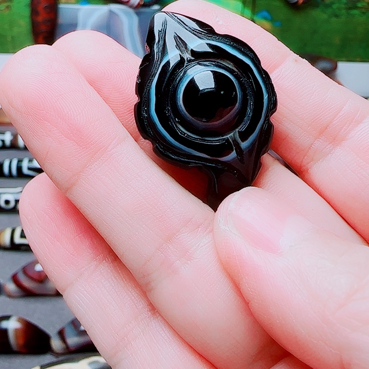 じ***❦玛瑙/玉髓合金珠宝半成品