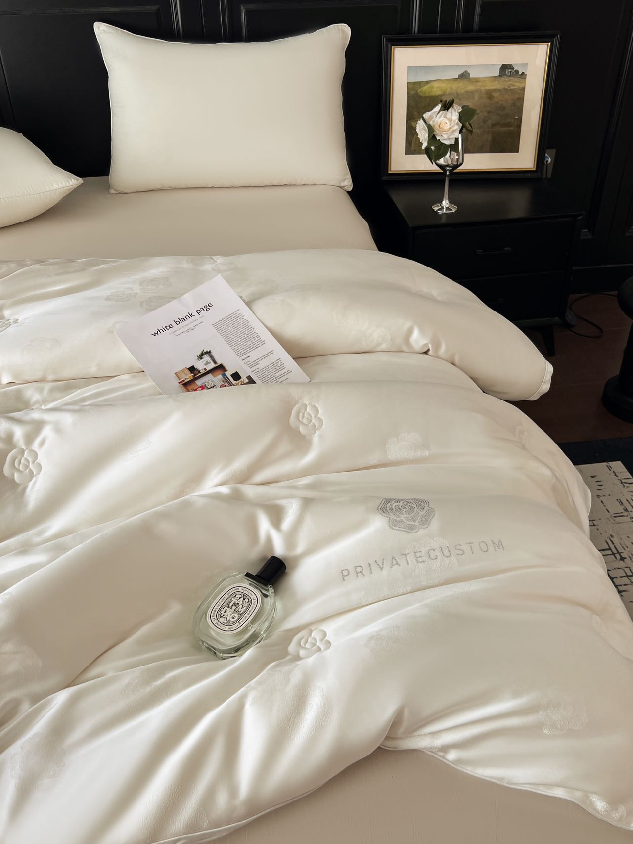 【云端优选】 天丝棉超细旦黄金丝双宫茧蚕丝被-山茶花