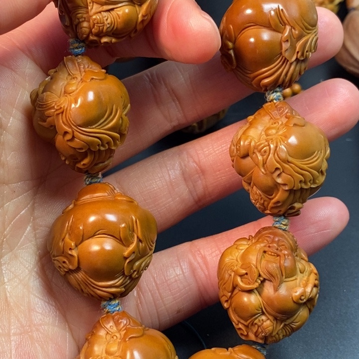橄榄核手串/手链高**瞩财神手串