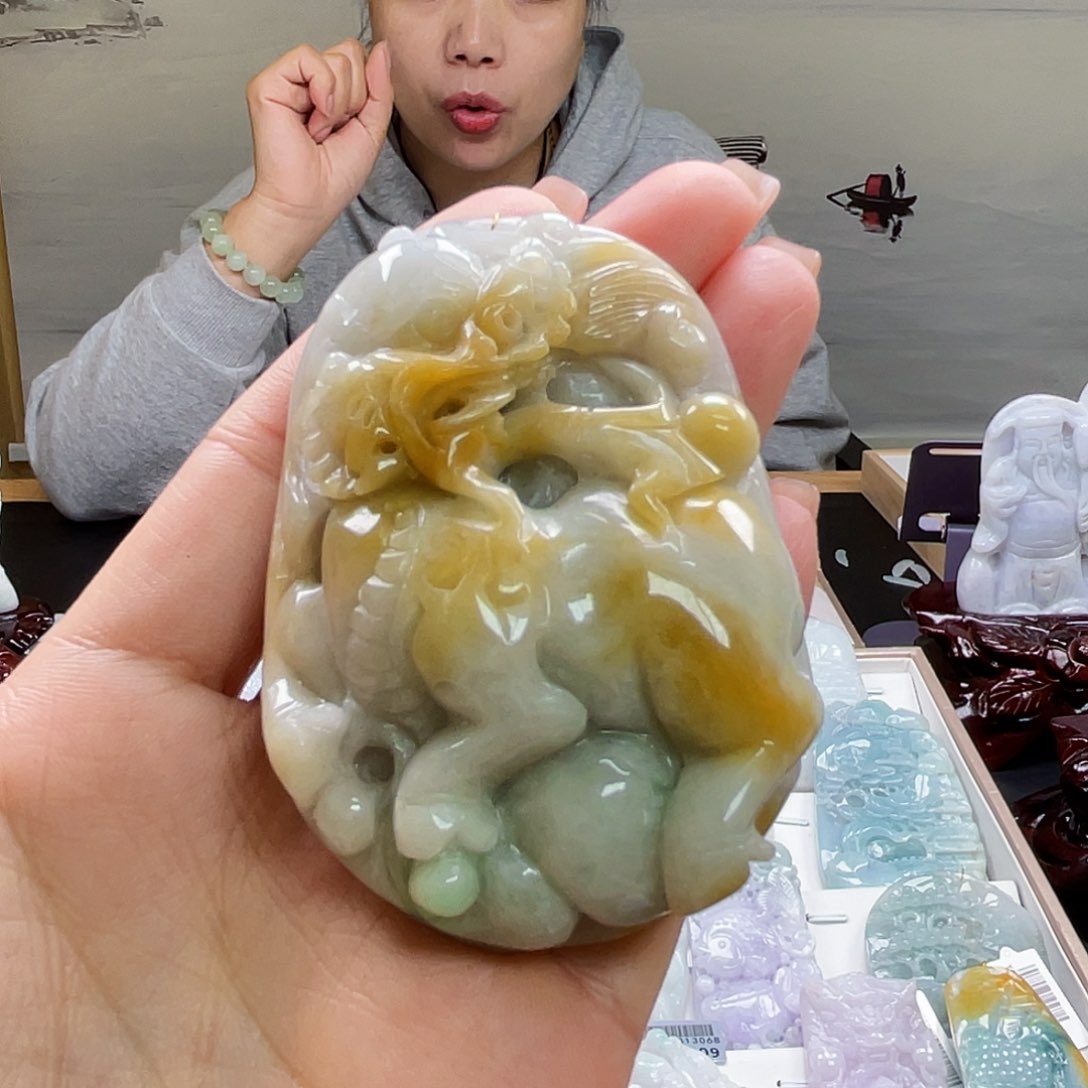 翡翠吊坠(不含链)未镶嵌