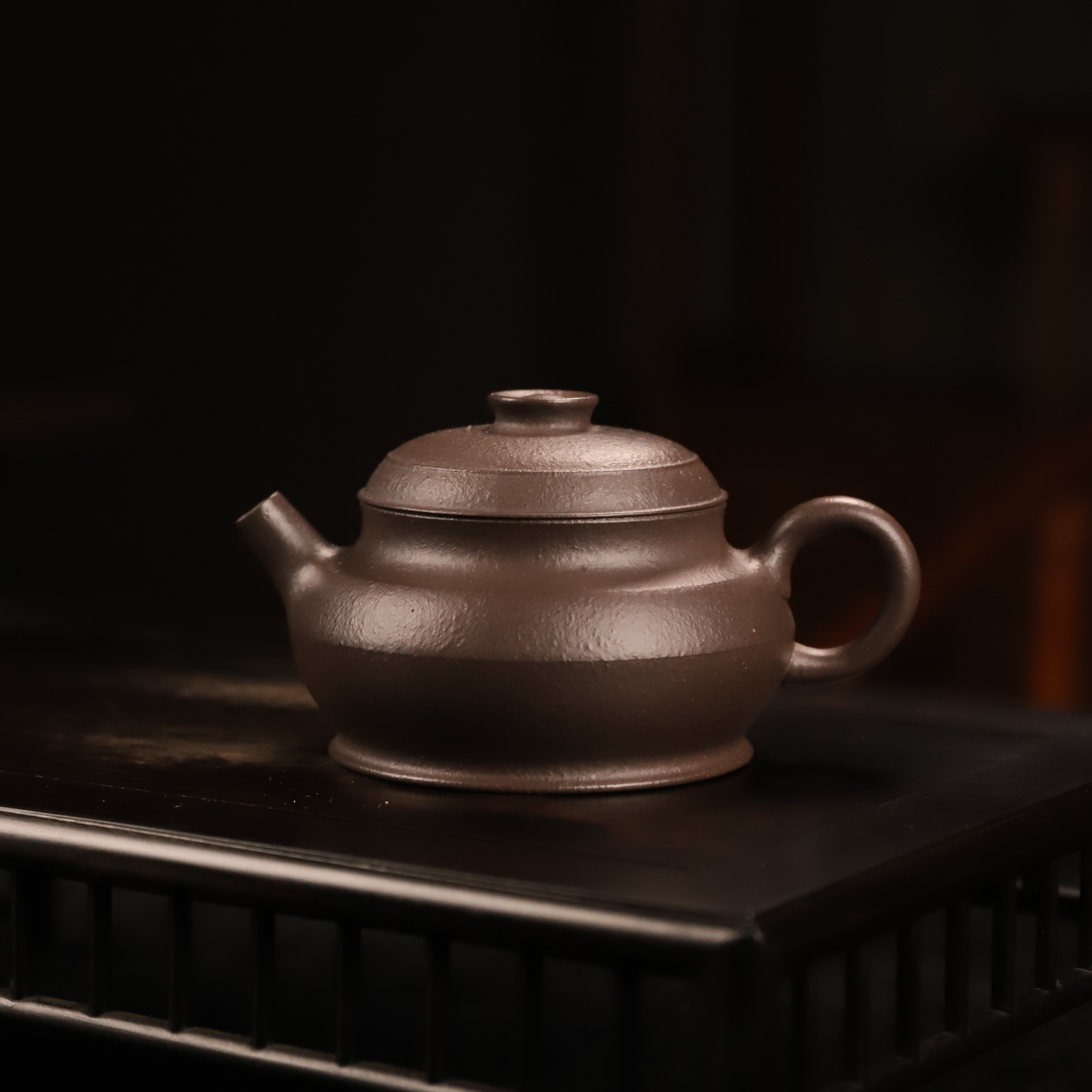大茗茶器大水潭天青巨轮壶160CC
