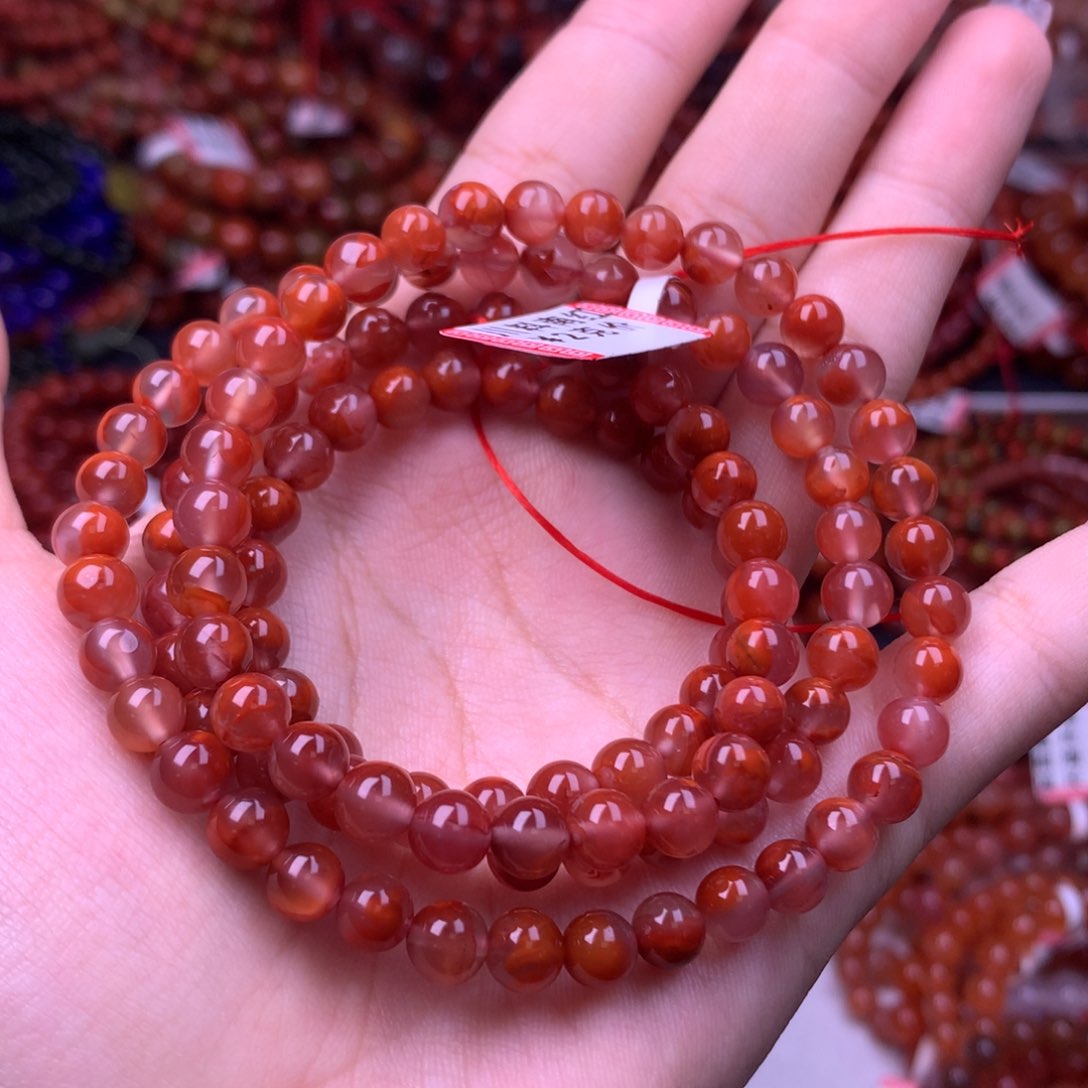 未镶嵌手链南红玛瑙7号卡6