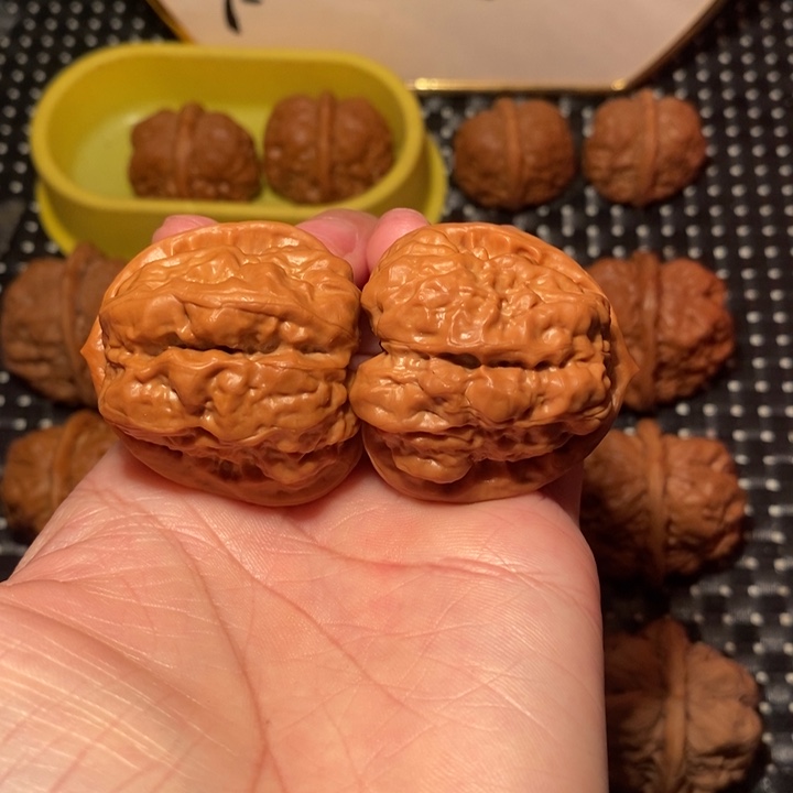 把件文玩核桃四深开大腿肌肉蛙