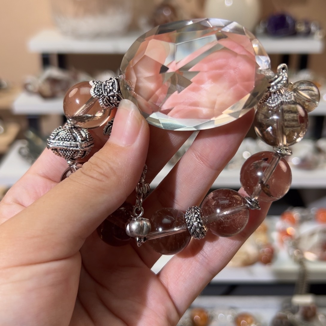 水晶手链合金流*手串