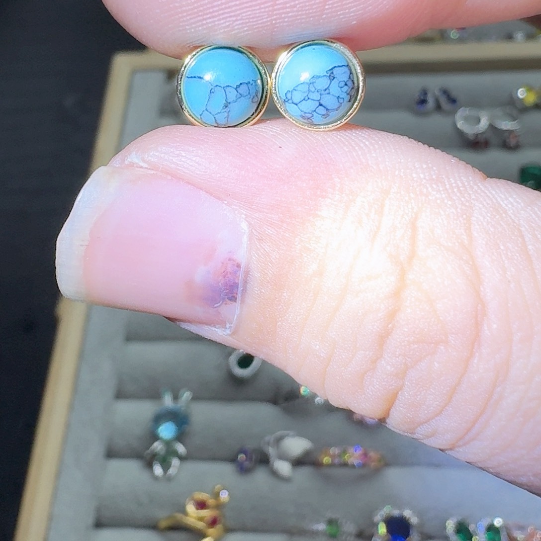 托帕石戒指银S925镶嵌