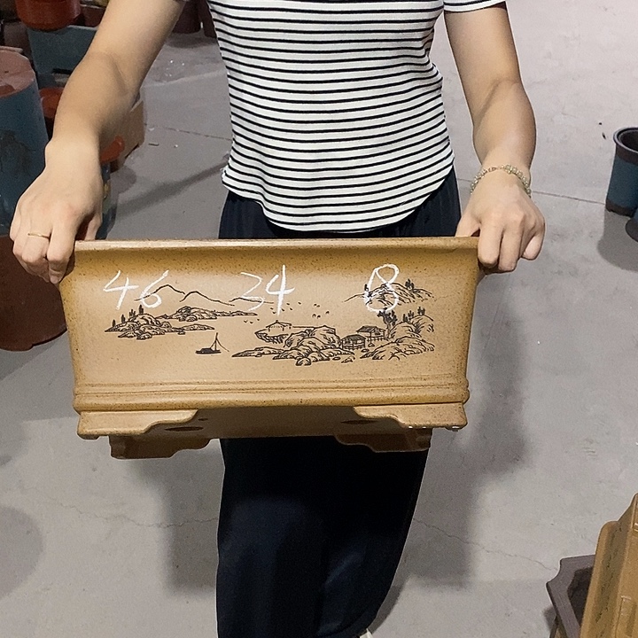 紫砂花盆紫砂花盆