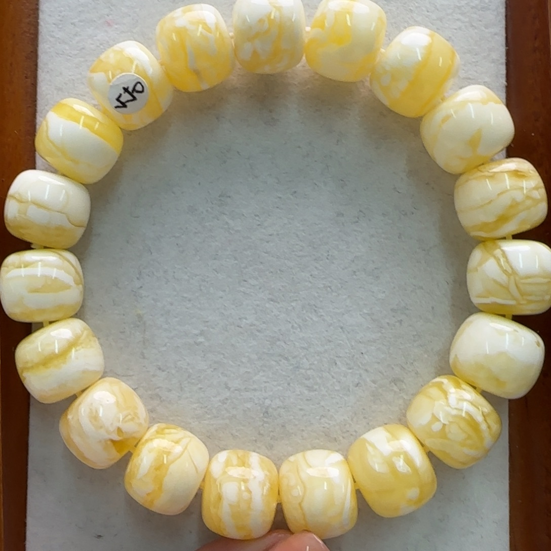 琥珀未镶嵌手链蜜蜡手串