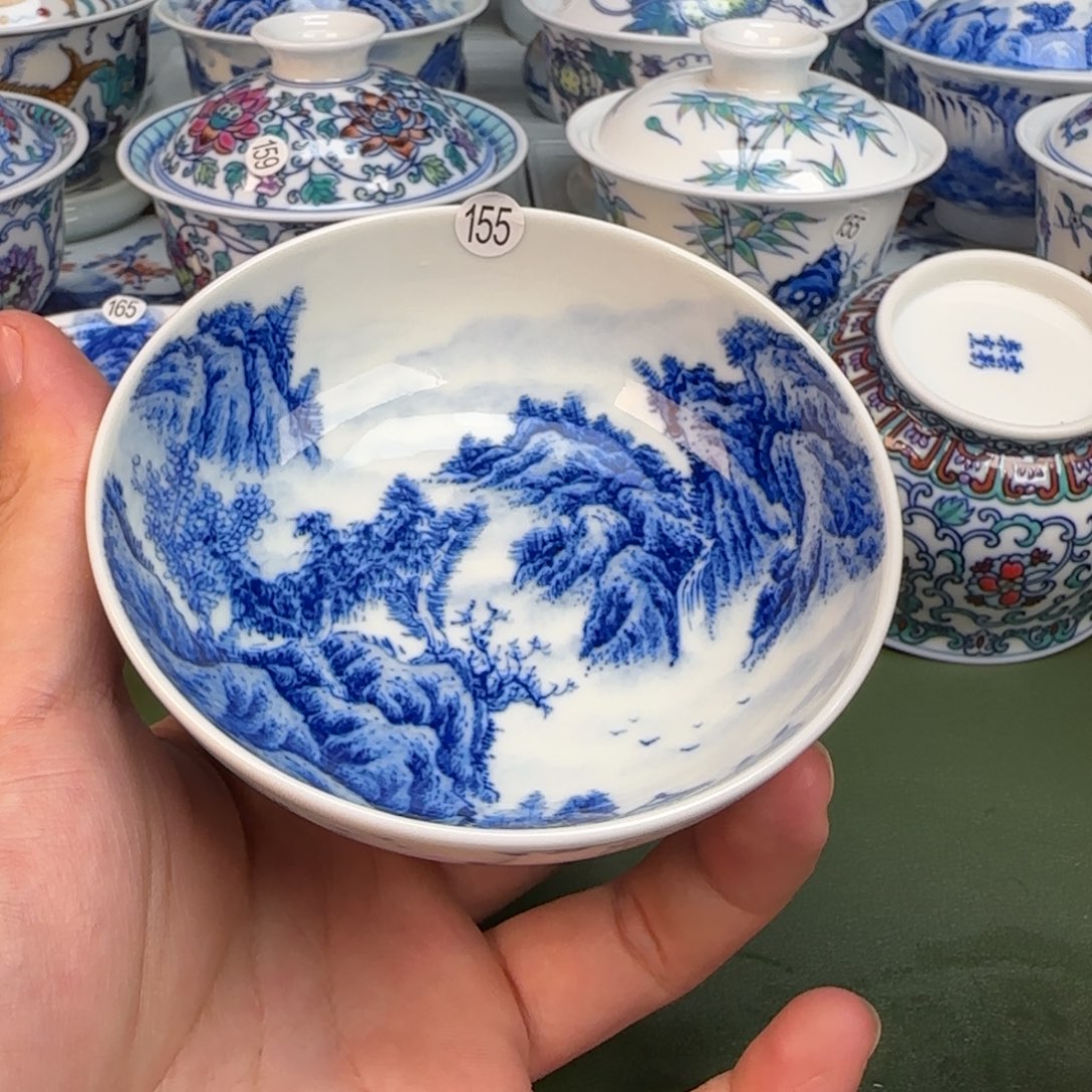 彦祖纯手工手绘茶具155