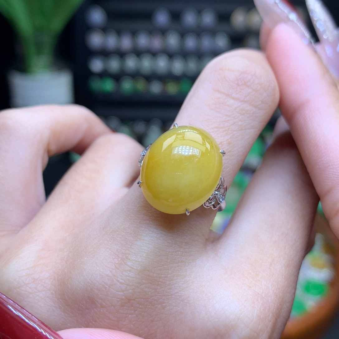 翡翠颈饰18K金镶嵌夜***ア天然