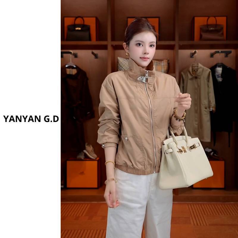 YAN-新款百搭时尚立领防风夹克外套