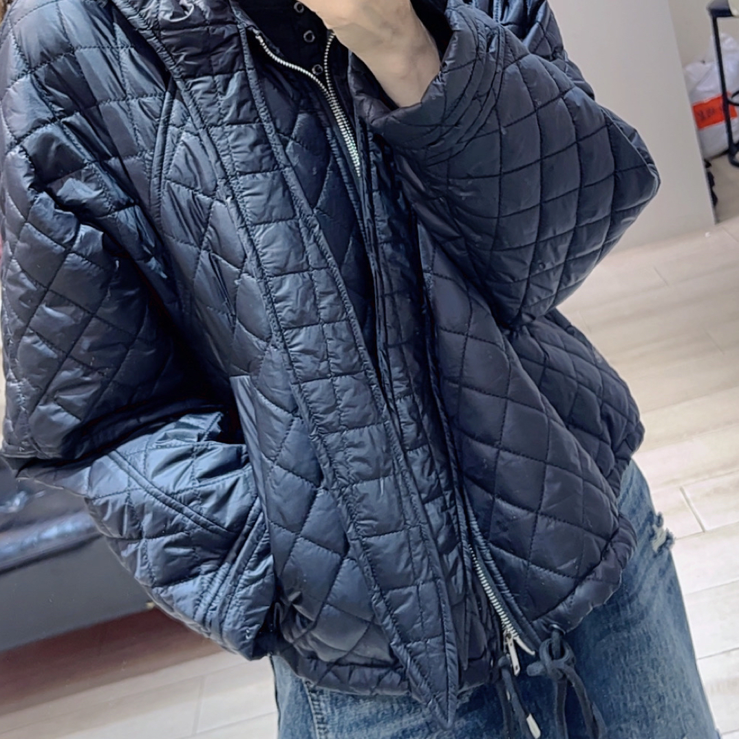 厚款加绒加厚款女防风连帽短外套立领加厚棉衣轻薄