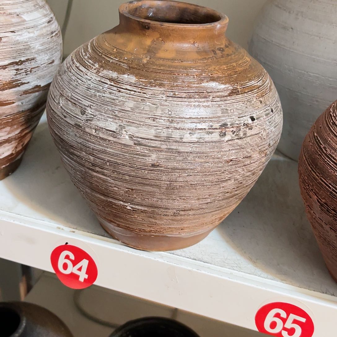 红陶无孔无孔口径8高度20