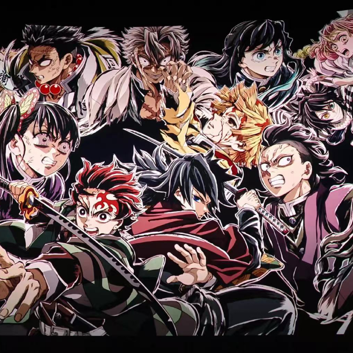 鬼灭之刃（平面款）手工制作 食品级硅胶捏捏玩具 摆件