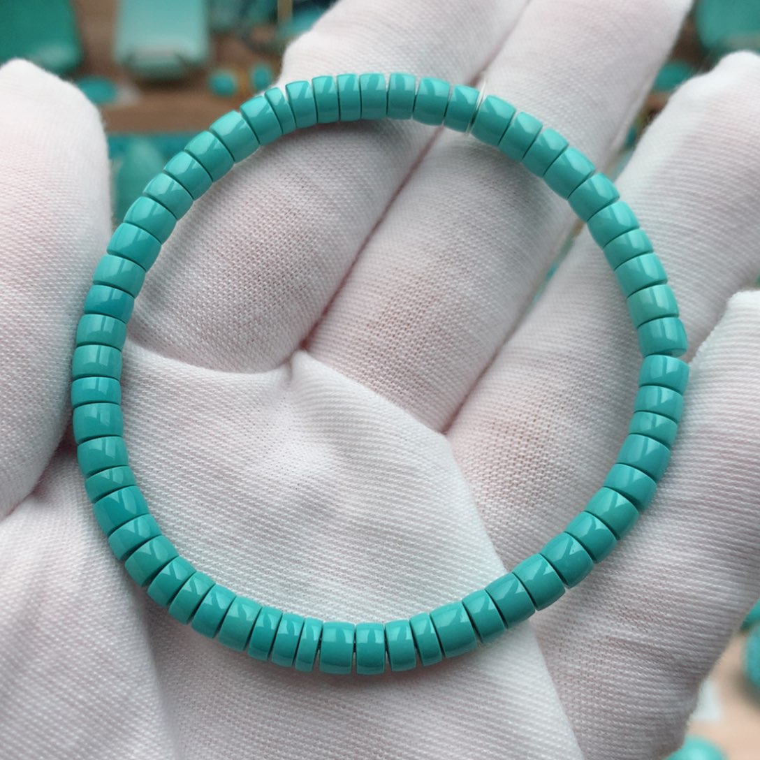 未镶嵌绿松石珠宝奇石4.8mm