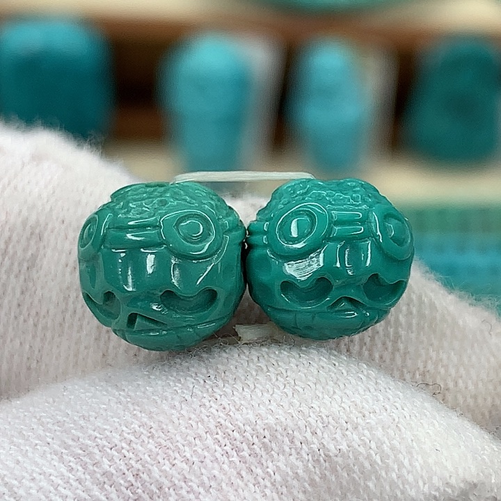 绿松石挂件未镶嵌